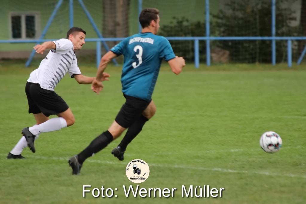 2021-09-25 DJK BW Wittichenau I in wei- Bischofswerdaer FV II in grn 2:0Foito: Werner Mller
