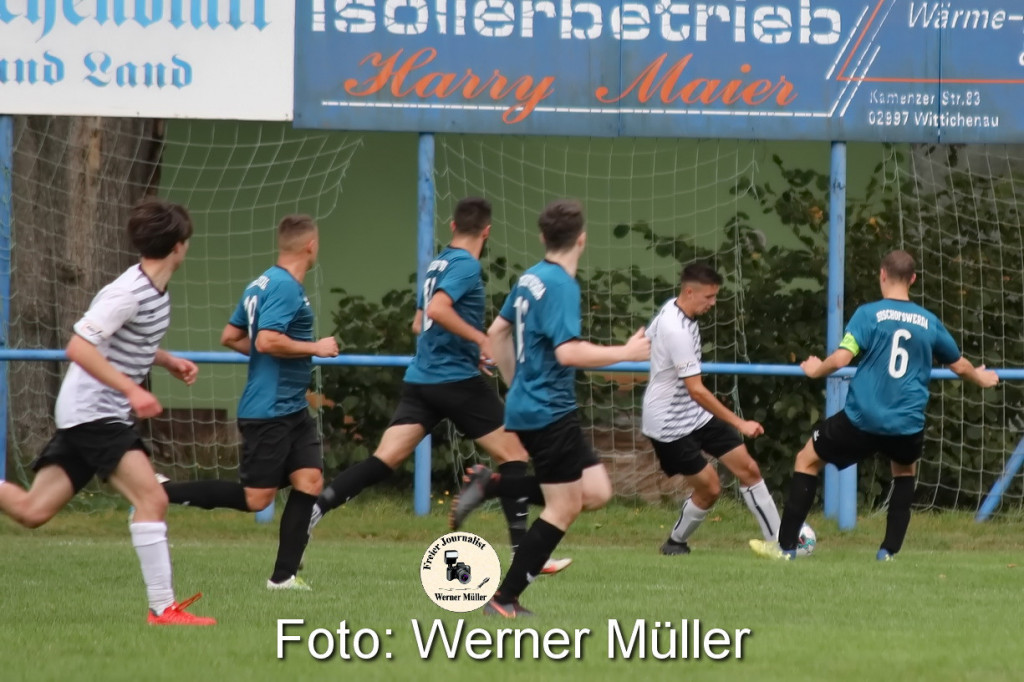 2021-09-25 DJK BW Wittichenau I in wei- Bischofswerdaer FV II in grn 2:0Foito: Werner Mller