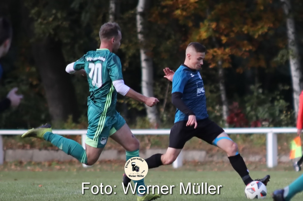 2021-10-16 SpVgg Lohsa/Weisskollm in grn -BIW FV 08 II2:2 Foto: Werner Mller