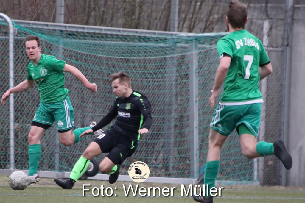 2022-03-26  SV Zeiig n grn - Knigswarthaer SV in schwarz 0:1 (0:0)Foto: Werner Mller