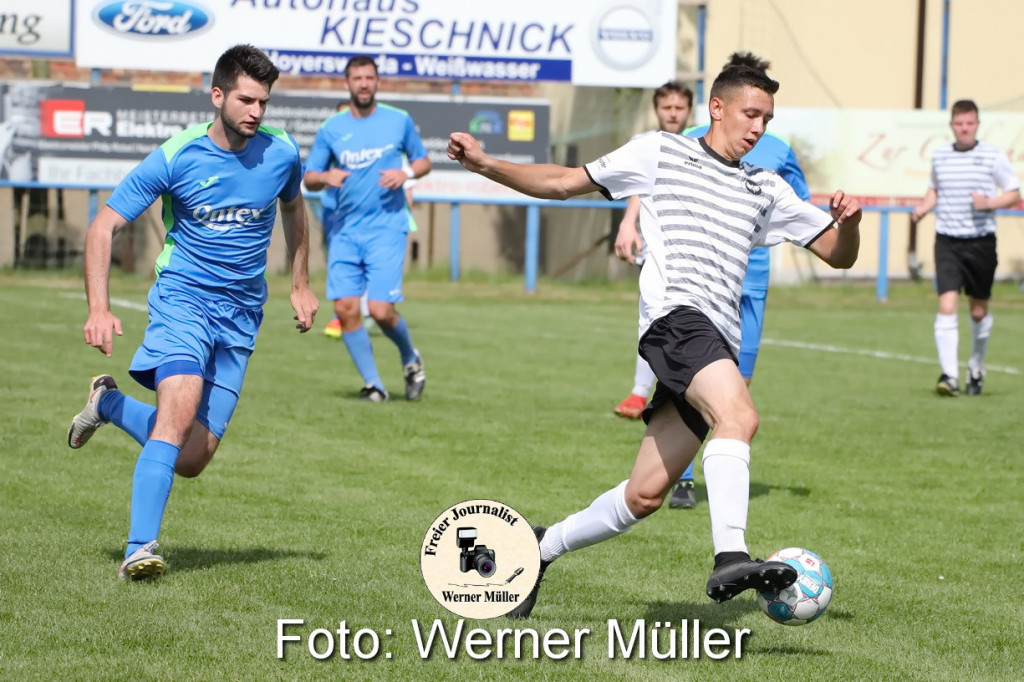 2022-05-14 DJK Blau Wei Wittichenau I inj wei -SV Oberland Spree in hellblau 0:0 Foto: Werner Mller
