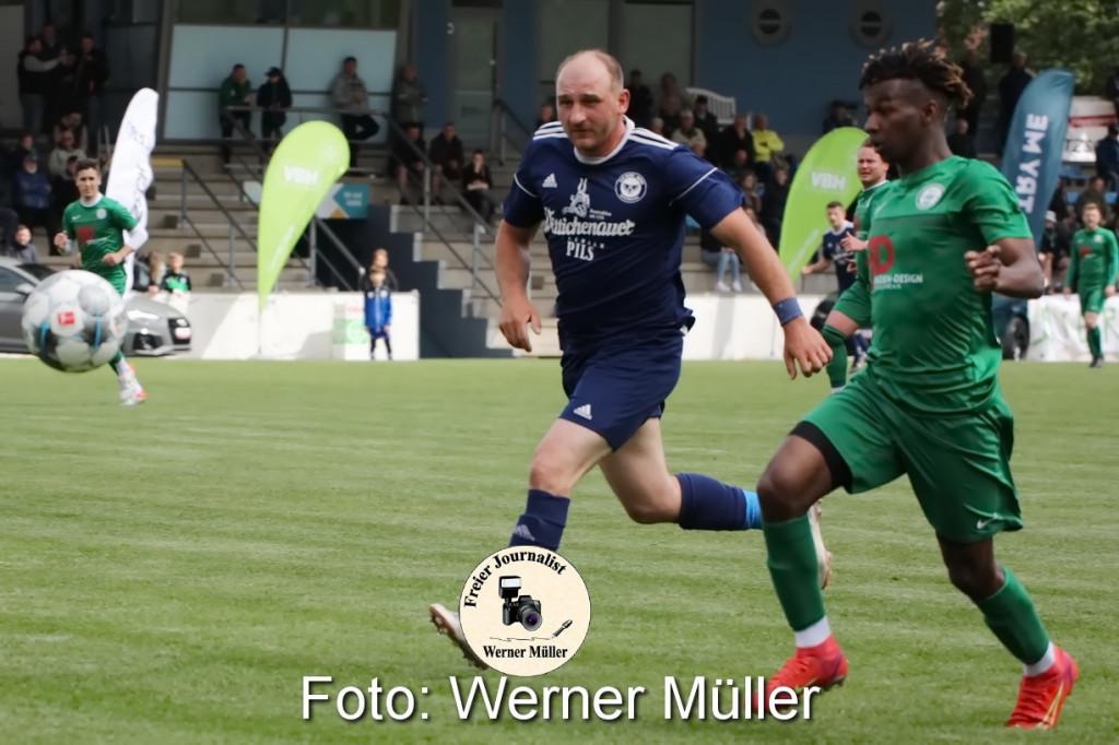 2022-05-28Hoyerswerdaer FC in grnDJK Blau Wei Wittichenau in blau 7:0 (3:0) Foto Werner Mller