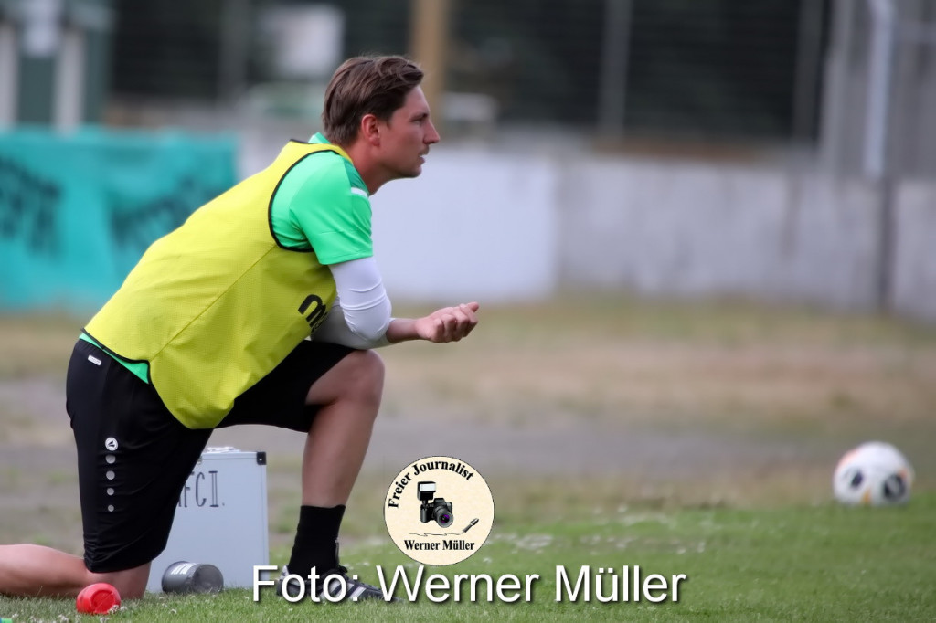 2022-06-11Hoyerswerdaer FC II in grn - SV Traktor Malschitz in gelb 2:0 Foto: Werner Mller