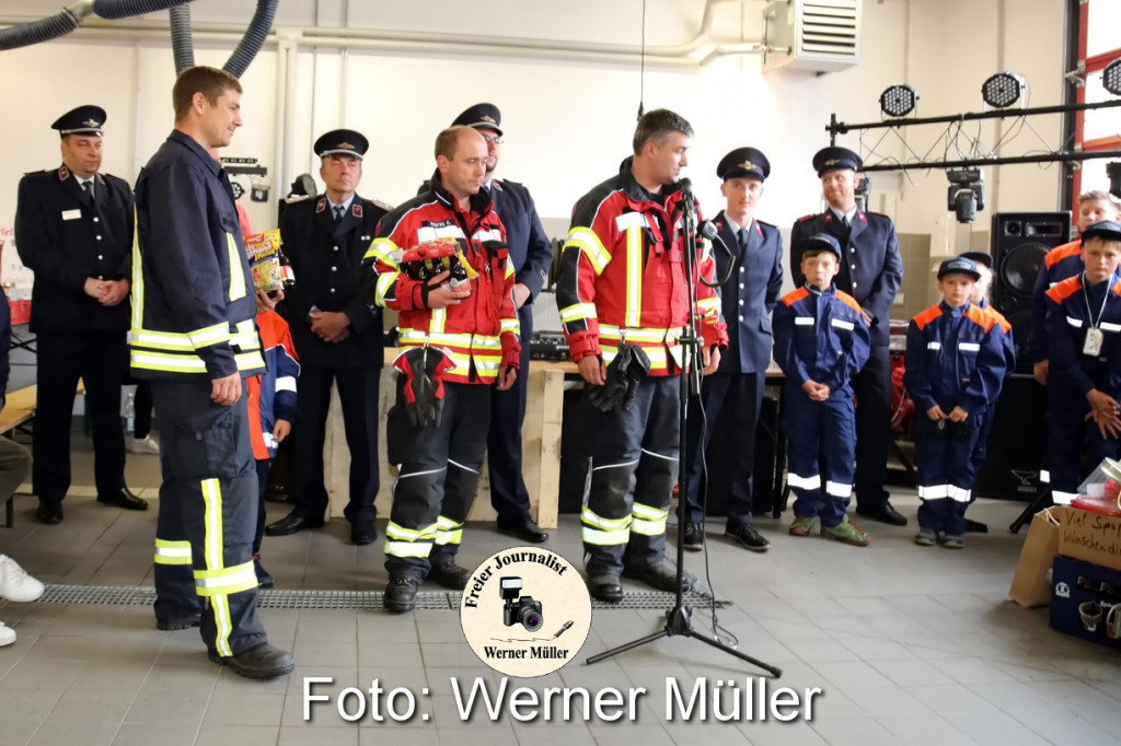 2022-07-16 Feuerwehrfest RadiborErffnung Jugendfeuerwehr Radibor  Foto: Werner Mller