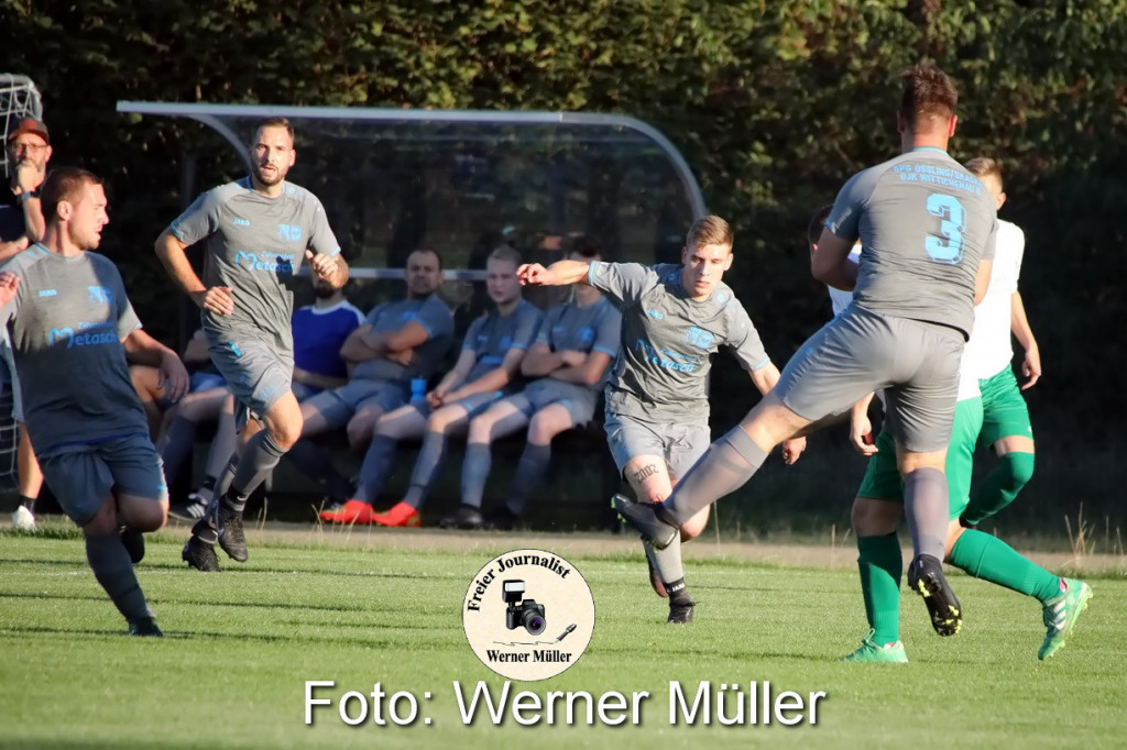 2022-09-02 SpG Oling Skaska DJK Wittichenau II in grau  -SV 1896 Grodubrau in grn 3:1 (1:1)Foto : We