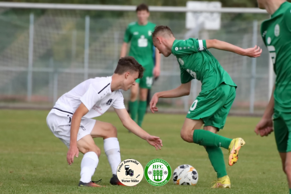 2022-10-16 Pokalspiel SG HFC Zeiig Wittichenau in grn -VfL Pirna-Copitz in we 1:3 (1:1)Foto: Werner 