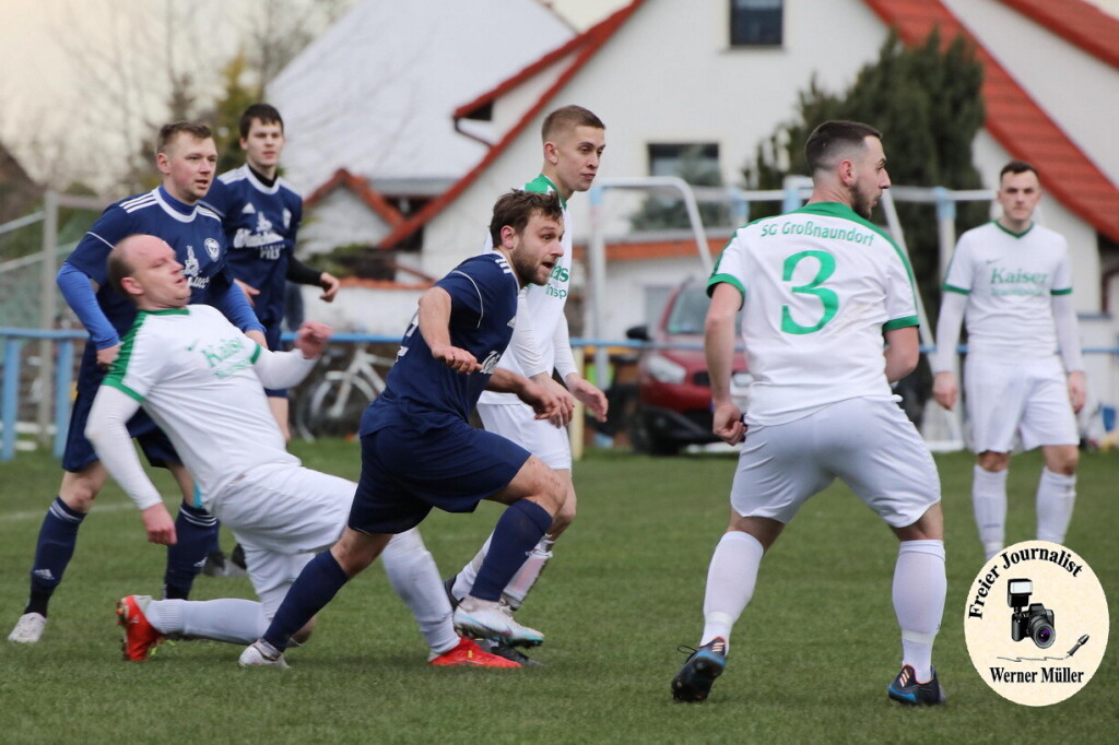 2023-03-25 DJK Blau-Wei Wittichenau in blau-SG Gronaundorf  2 in wei0:0  Fotop: Werner Mller