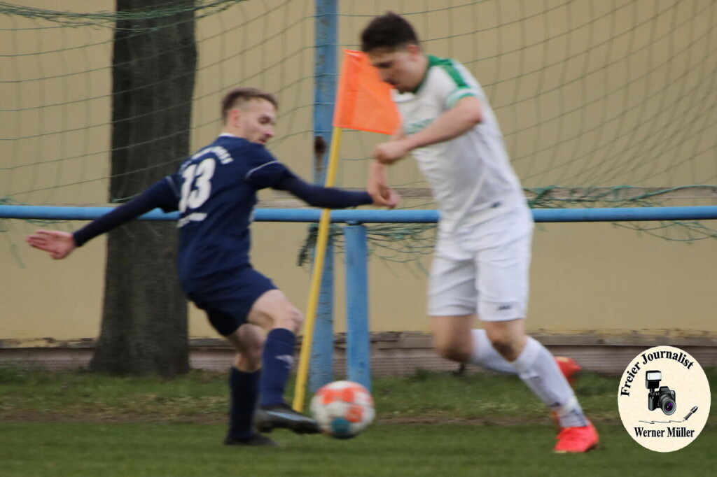 2023-03-25 DJK Blau-Wei Wittichenau in blau-SG Gronaundorf  2 in wei0:0  Fotop: Werner Mller