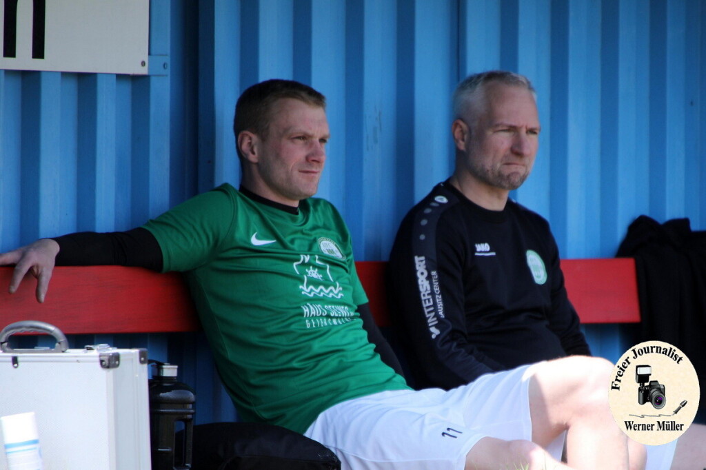2023-05-20 Hoyerswerdaer FC 2. in grn -SpG Oling/Skaska / Wittichenau 2. ingrau 4;1 Foto: Werner Mller