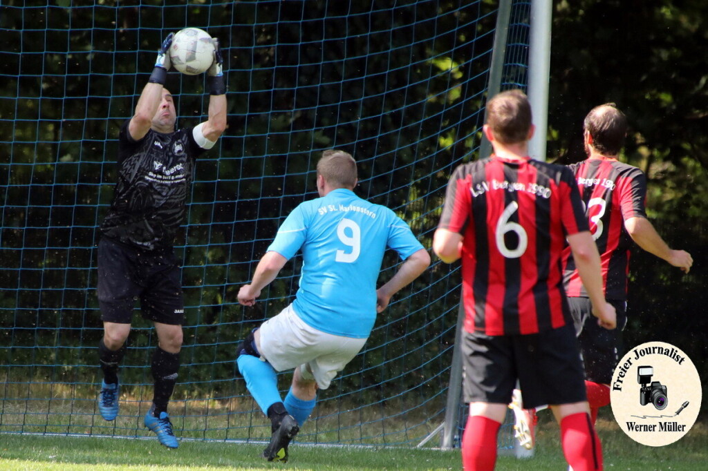 2023-05-28LSV Bergen in rot schwarzt - SV St. Marienstern Panschwitz Kuckau in hellblau 1:2 (1:1) Foto: Werner Mller