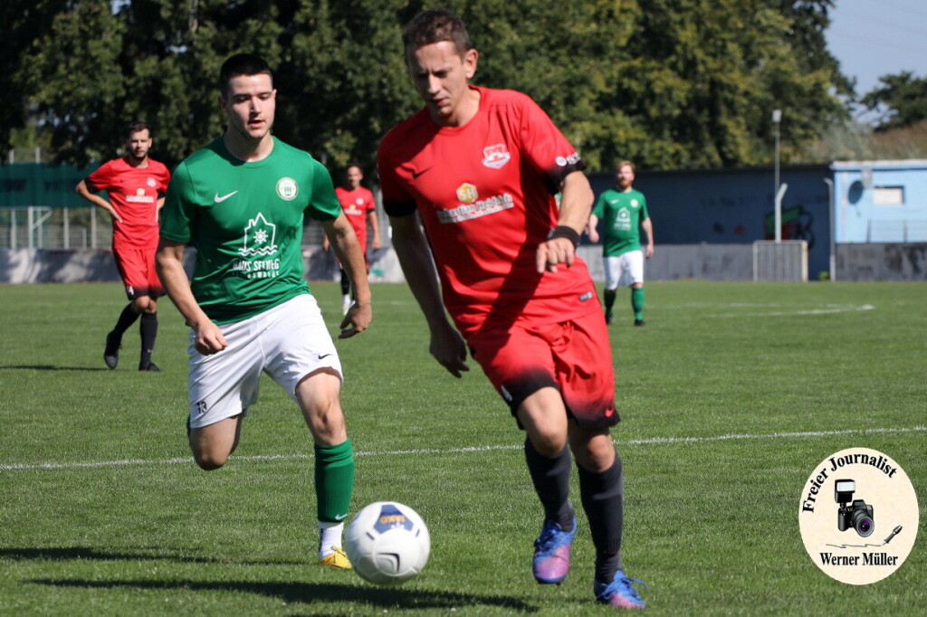 2023-09-16Hoyerswerdaer FC II in grn - Baruther SV 90 in rot 0:1 (0:1)Foto: Werner Mller