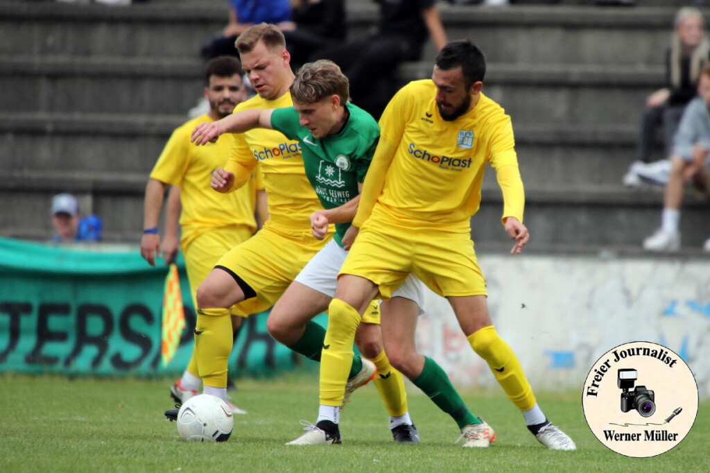 2024-05-18 Pokal Halbfinale Hoyerswerdaer FC 2 in grn -Bischofswerdaer FV 2 in gelb1:5 (1:1) Foto Werner Mller