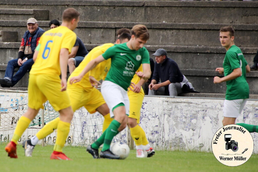 2024-05-18 Pokal Halbfinale Hoyerswerdaer FC 2 in grn -Bischofswerdaer FV 2 in gelb1:5 (1:1) Foto Werner Mller