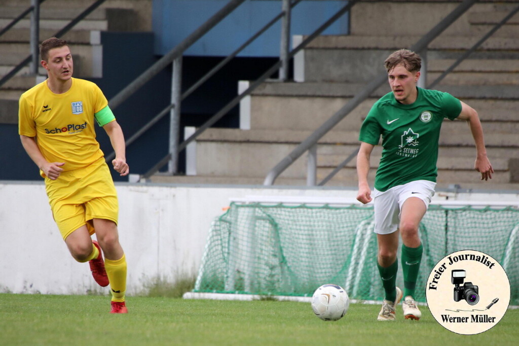 2024-05-18 Pokal Halbfinale Hoyerswerdaer FC 2 in grn -Bischofswerdaer FV 2 in gelb1:5 (1:1) Foto Werner Mller