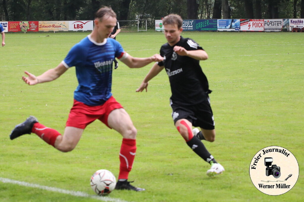 2024-06-01 Mit einem 5:0 Sieg verabschiedet sich der SV Radibor aus der Kreisoberliga  SV 1922 Radibor in blau:SV Zeiig 1993 in schwarz 5:0 (2:0)Foto: Werner Mller