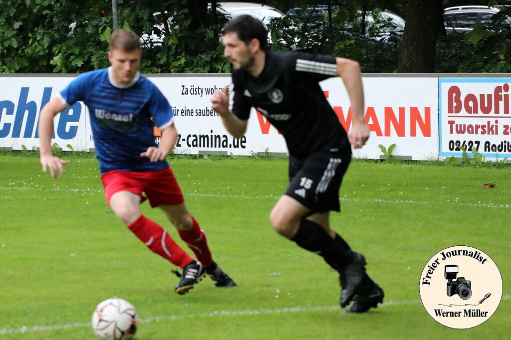 2024-06-01 Mit einem 5:0 Sieg verabschiedet sich der SV Radibor aus der Kreisoberliga  SV 1922 Radibor in blau:SV Zeiig 1993 in schwarz 5:0 (2:0)Foto: Werner Mller