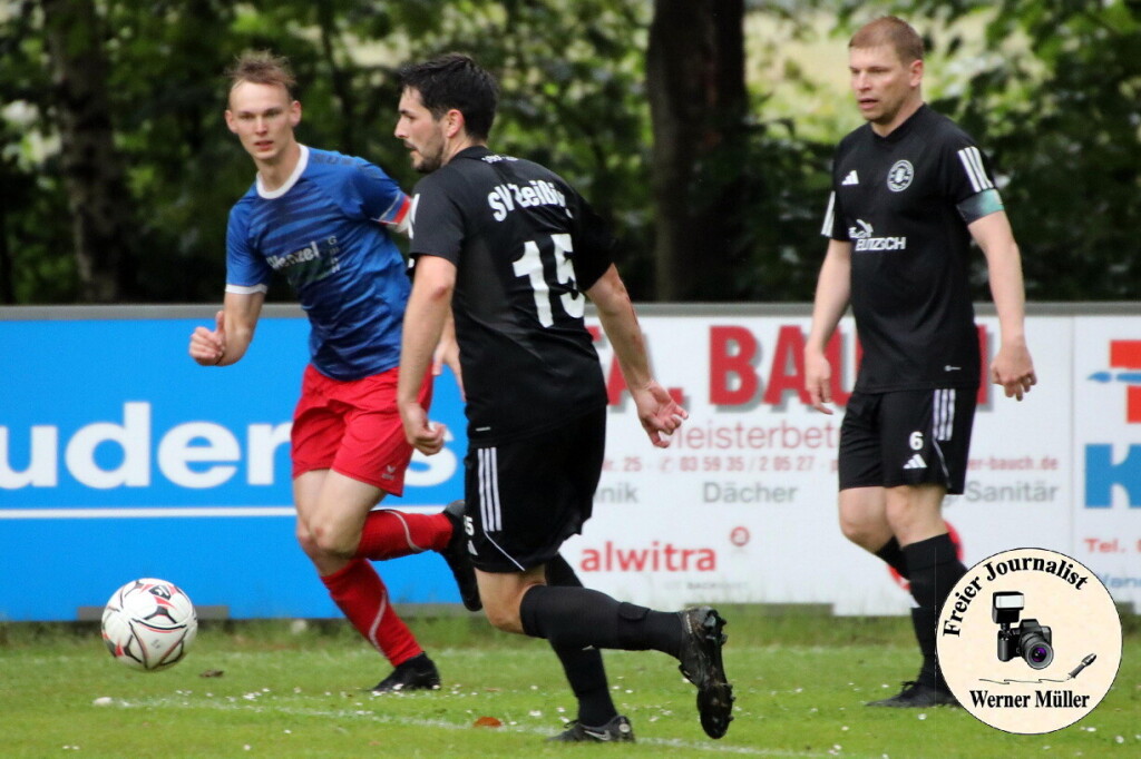 2024-06-01 Mit einem 5:0 Sieg verabschiedet sich der SV Radibor aus der Kreisoberliga  SV 1922 Radibor in blau:SV Zeiig 1993 in schwarz 5:0 (2:0)Foto: Werner Mller