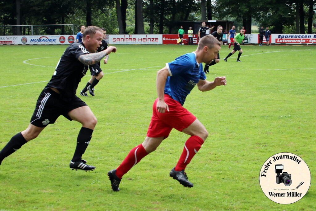 2024-06-01 Mit einem 5:0 Sieg verabschiedet sich der SV Radibor aus der Kreisoberliga  SV 1922 Radibor in blau:SV Zeiig 1993 in schwarz 5:0 (2:0)Foto: Werner Mller