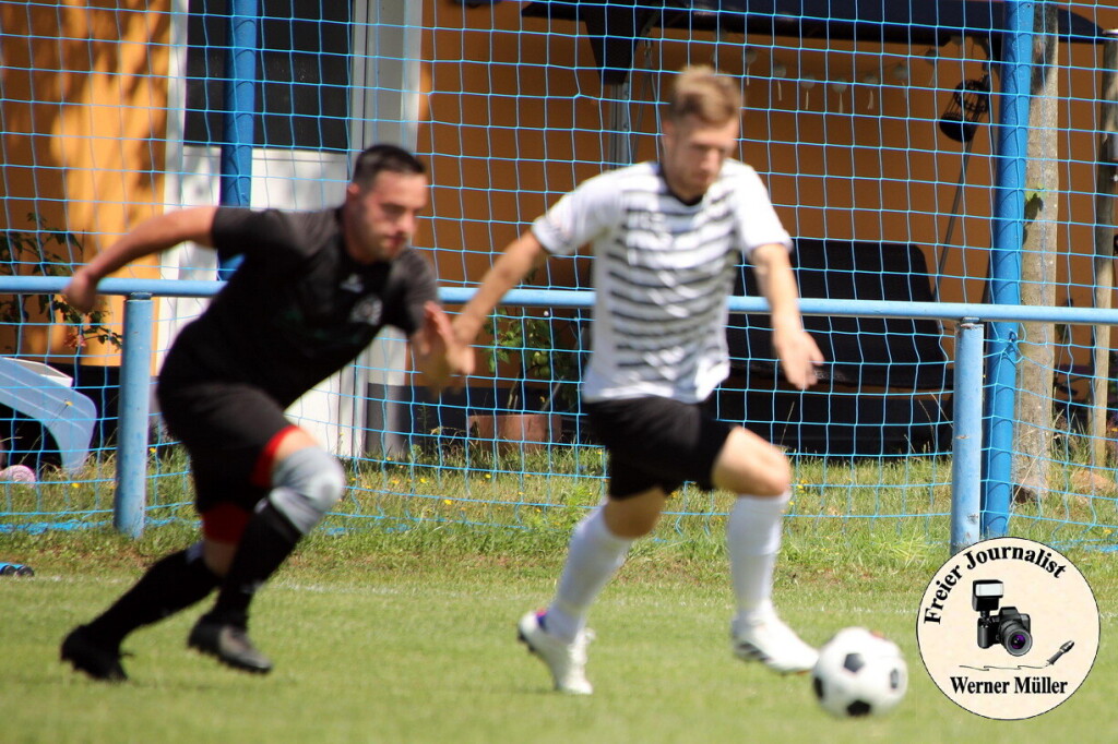 2024-07-13 DJK Wittichenau in weii-FV Eintracht Niesky II in schwarz 5:1 (2:1) vFoto: Werner Mller