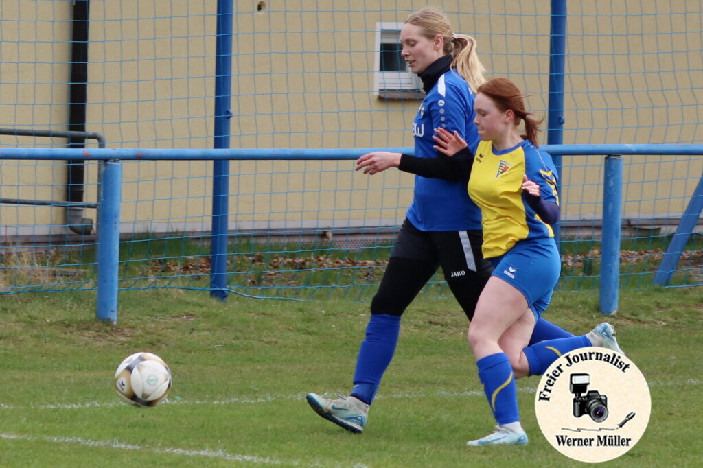 2026-03-29 Frauen SpG BSW Lausitz Wittichenau in blau- Lomnitzer SV in gelb-blau  10:1 (5:1)Foto: Michael Kretschmer