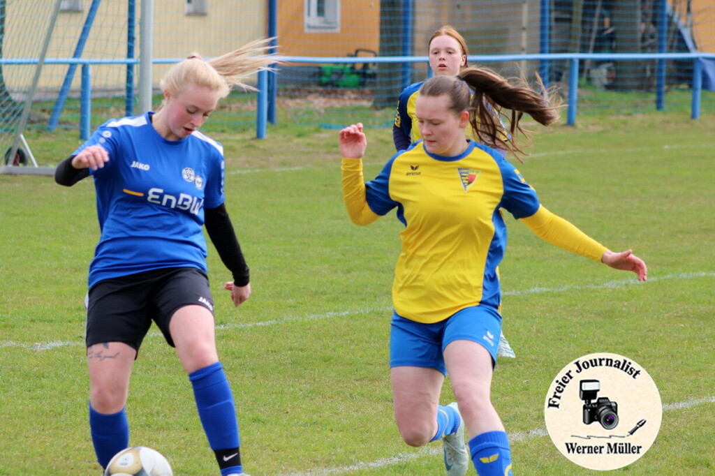 2026-03-29 Frauen SpG BSW Lausitz Wittichenau in blau- Lomnitzer SV in gelb-blau  10:1 (5:1)Foto: Michael Kretschmer