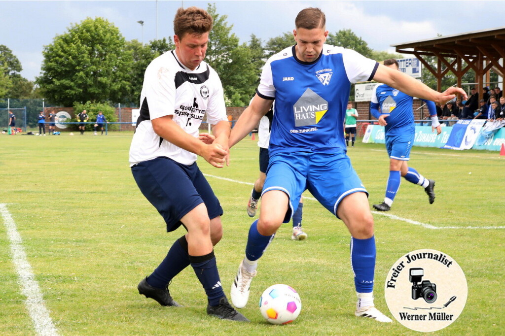 2026-06-13 SpG Wittichenau 2 OlingSkaska in wei0- SV Blau Wei Neschwitz in blau3:3 (1:0)Foto: Werne Mller